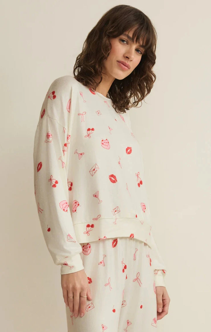 MIRA SWEET THINGS LONG SLEEVE TOP TOP Z SUPPLY 