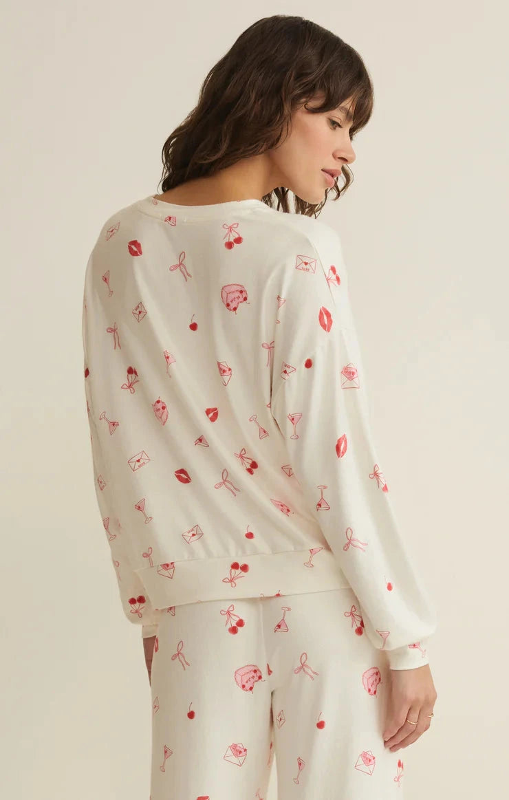 MIRA SWEET THINGS LONG SLEEVE TOP TOP Z SUPPLY 