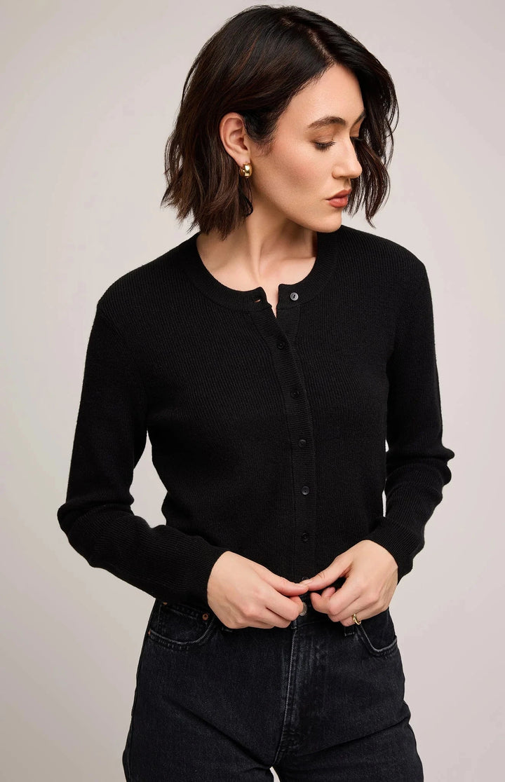 MIRABELLE CARDIGAN Cardigan GENTLE FAWN XS BLACK 