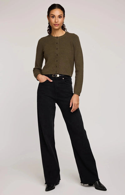 MIRABELLE CARDIGAN Cardigan GENTLE FAWN XS HEATHER OLIVE 