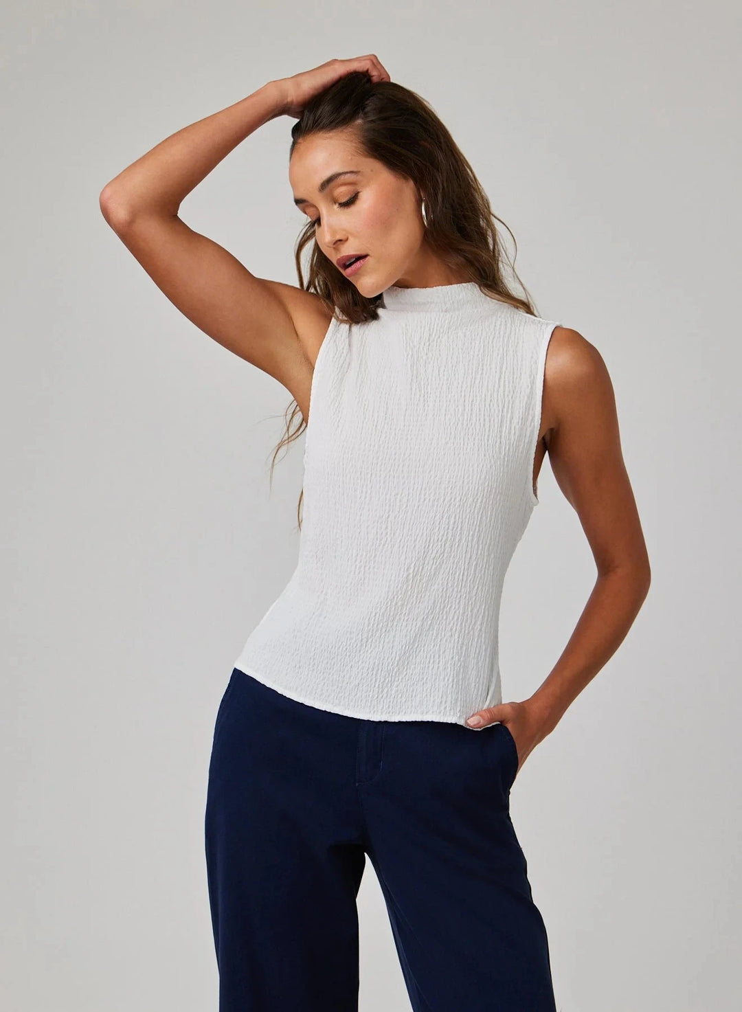 MOCK NECK TOP TOP BELLA DAHL 