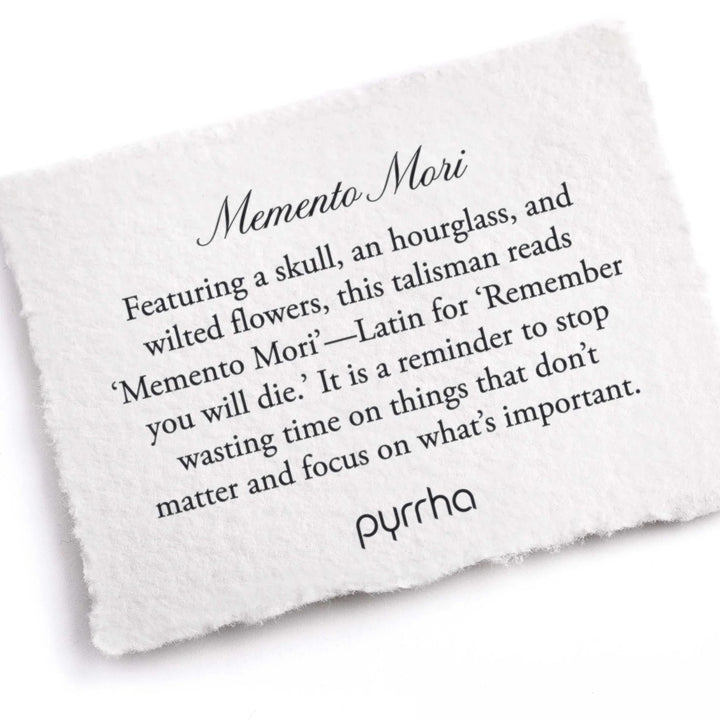 MOMENTO MORI Jewelry PYRRHA 