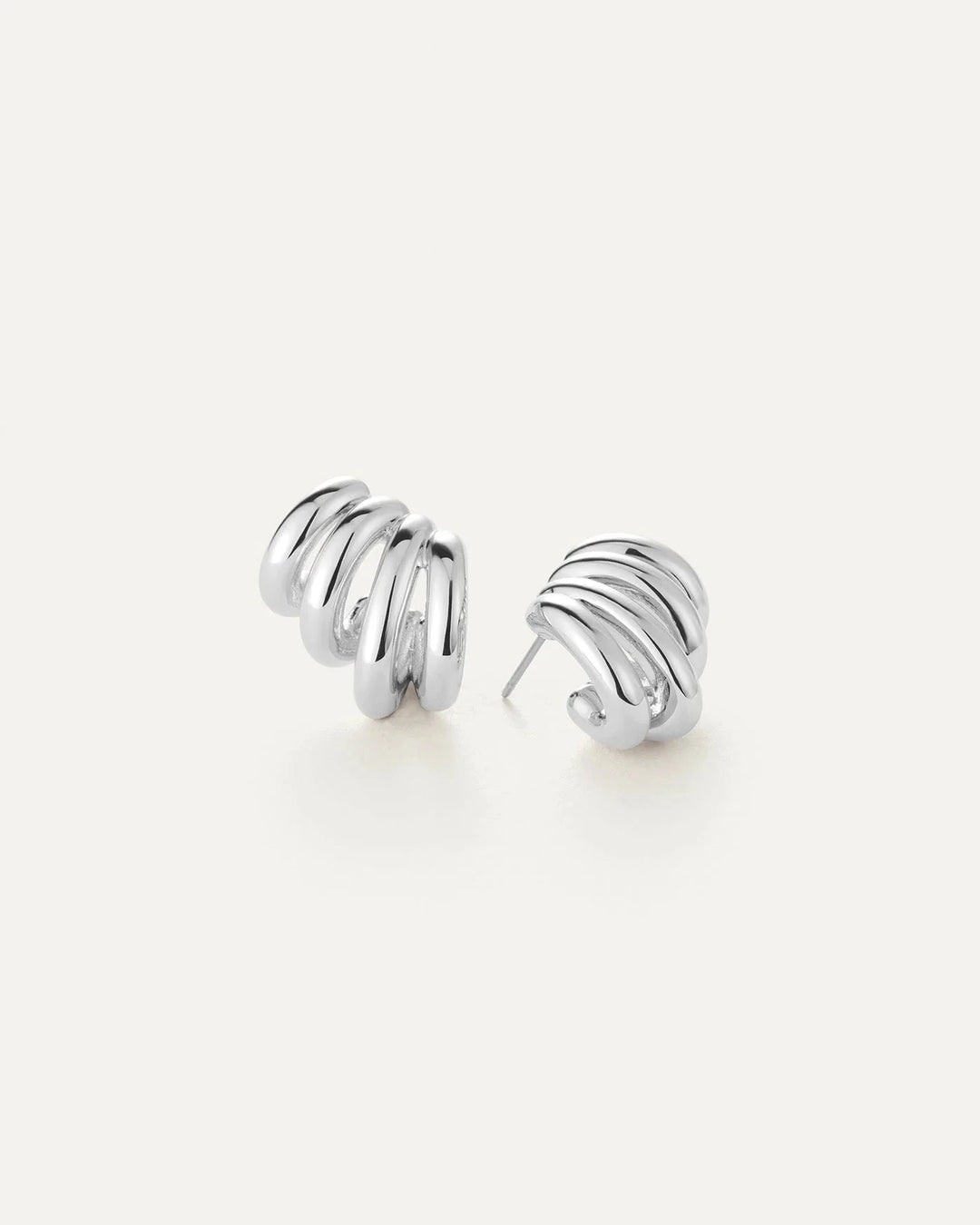 MONROE EARRINGS Jewelry JENNY BIRD SILVER 