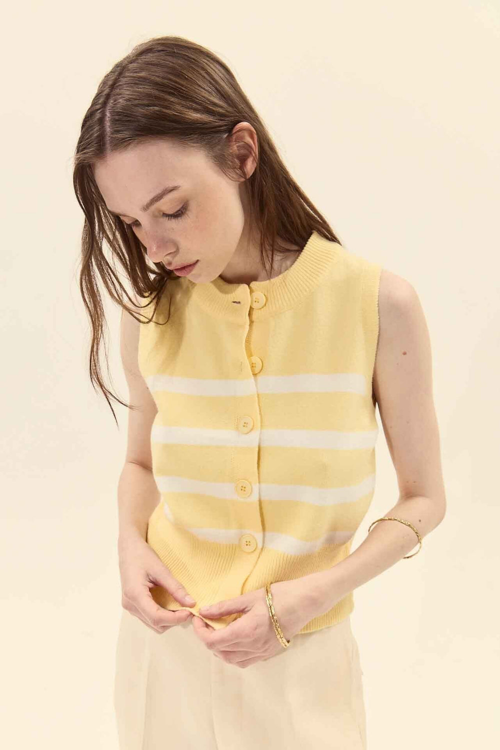MYKONOS VEST SWEATER DELUC 