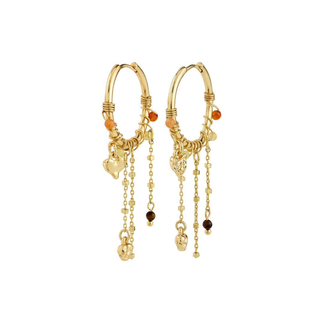 MYLAN EARRINGS Jewelry PILGRIM GOLD PLATED 