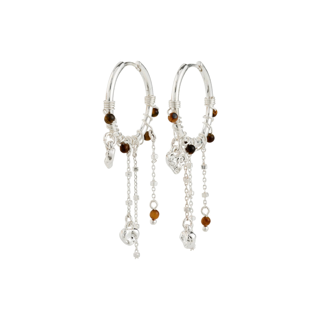 MYLAN EARRINGS Jewelry PILGRIM SILVER PLATED 