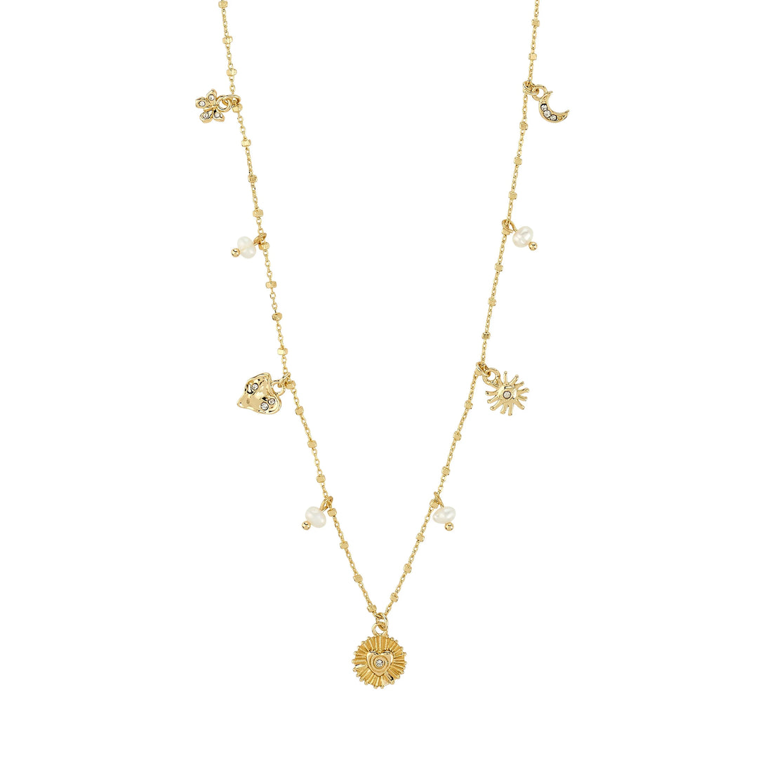 MYLAN NECKLACE Jewelry PILGRIM GOLD PLATED 