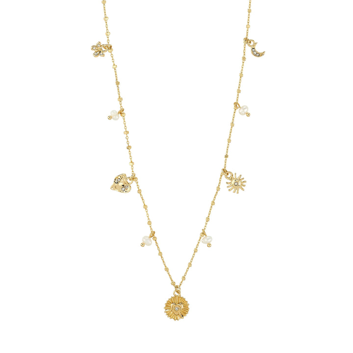 MYLAN NECKLACE Jewelry PILGRIM GOLD PLATED 