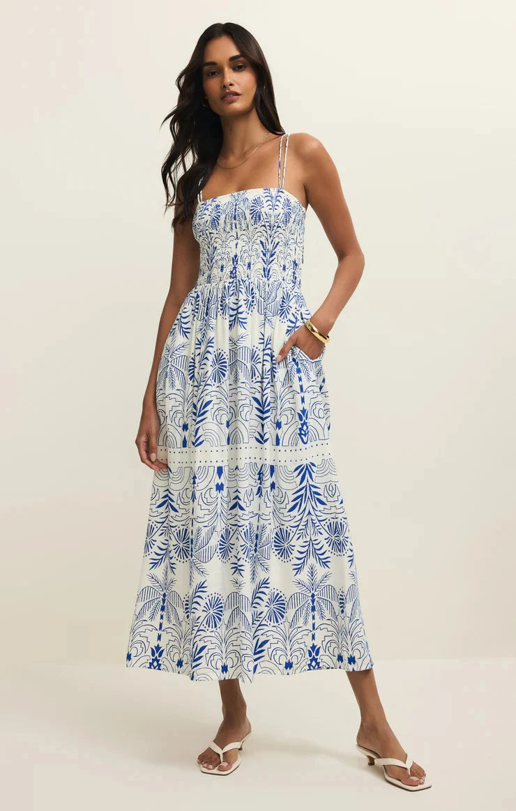 NADINE PALM MAXI DRESS Dress Z SUPPLY 