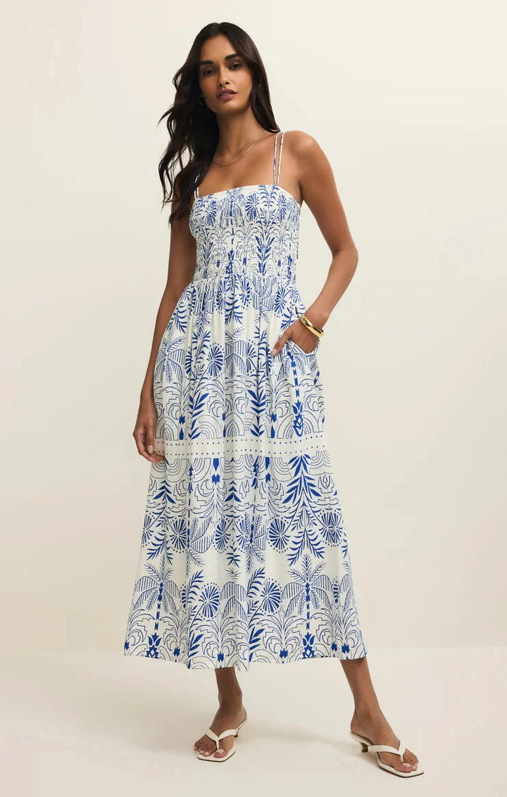 NADINE PALM MAXI DRESS Dress Z SUPPLY 