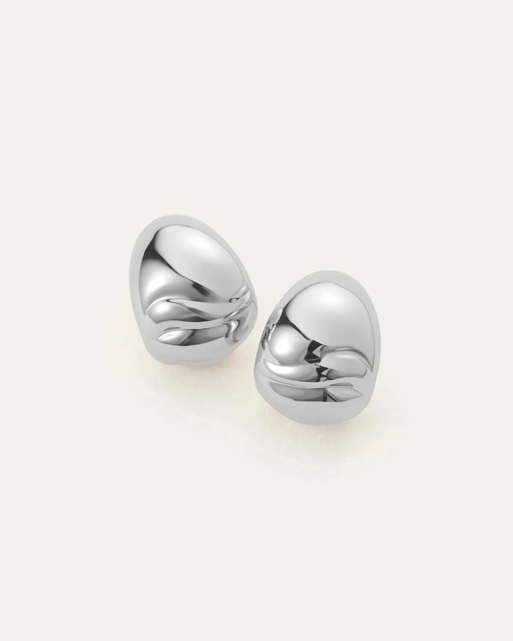 NELLE HOOPS Jewelry JENNY BIRD SILVER 