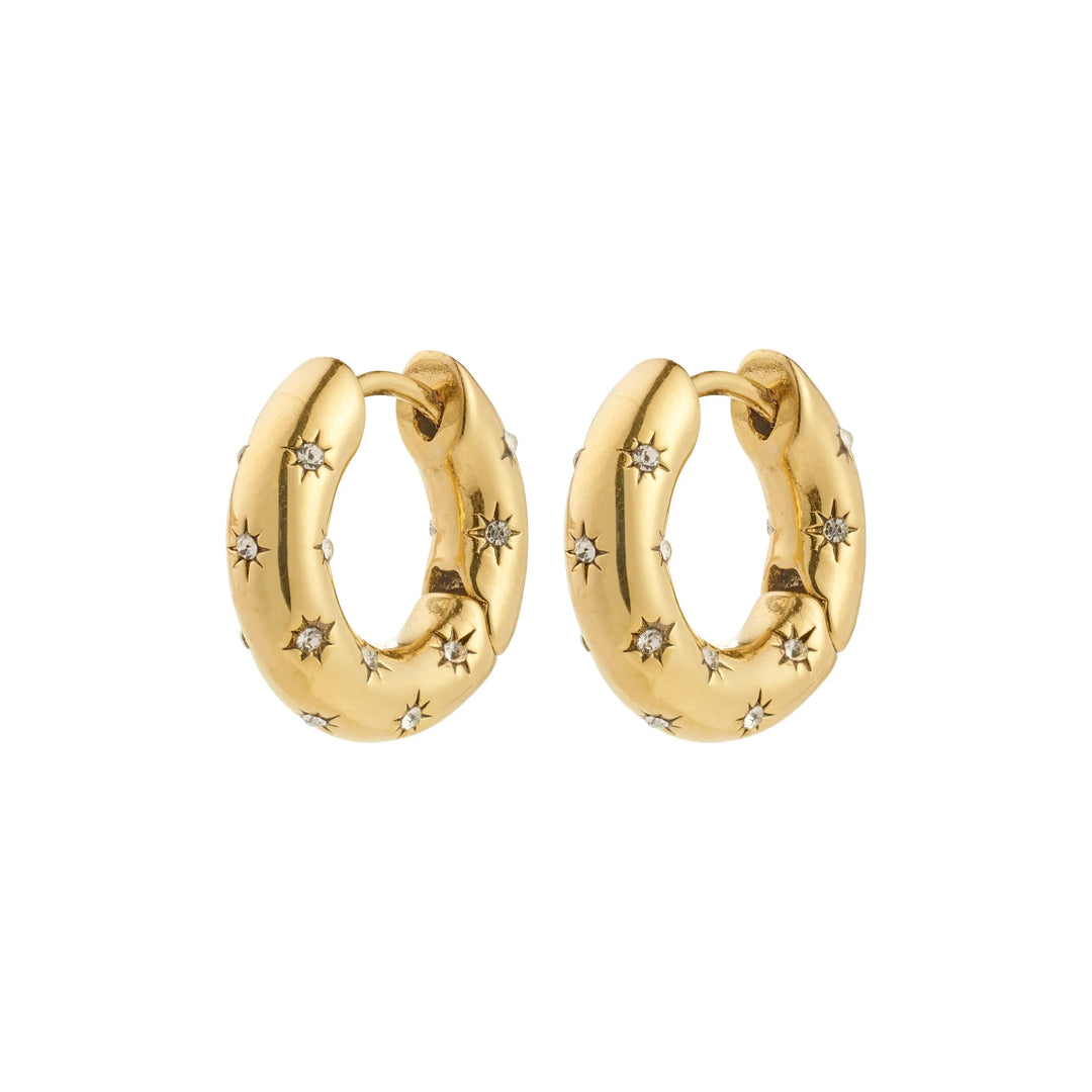 NEVAEH HOOPS Jewelry PILGRIM GOLD PLATED 