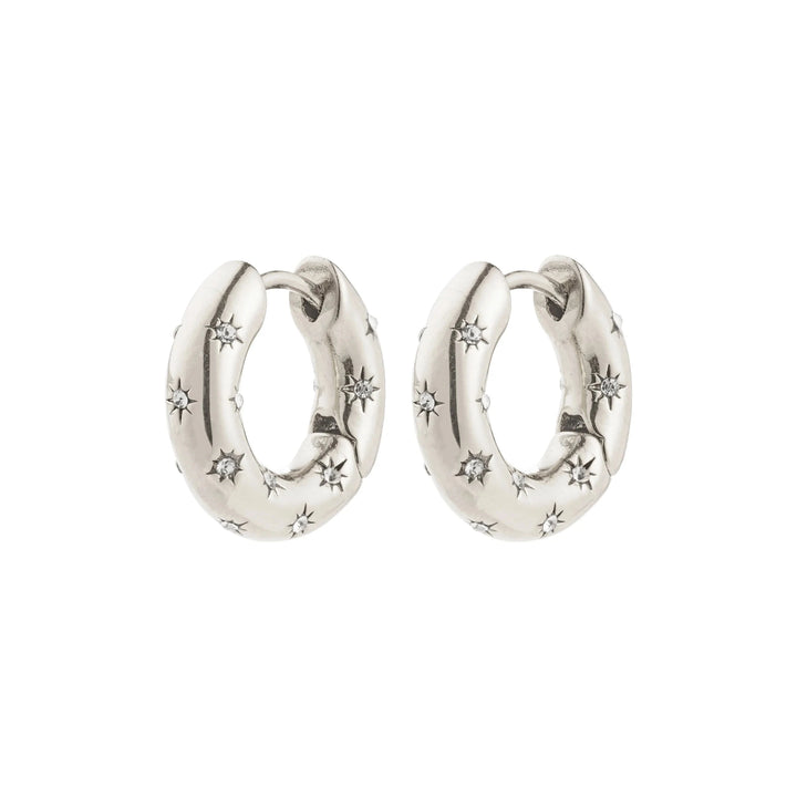 NEVAEH HOOPS Jewelry PILGRIM SILVER PLATED 
