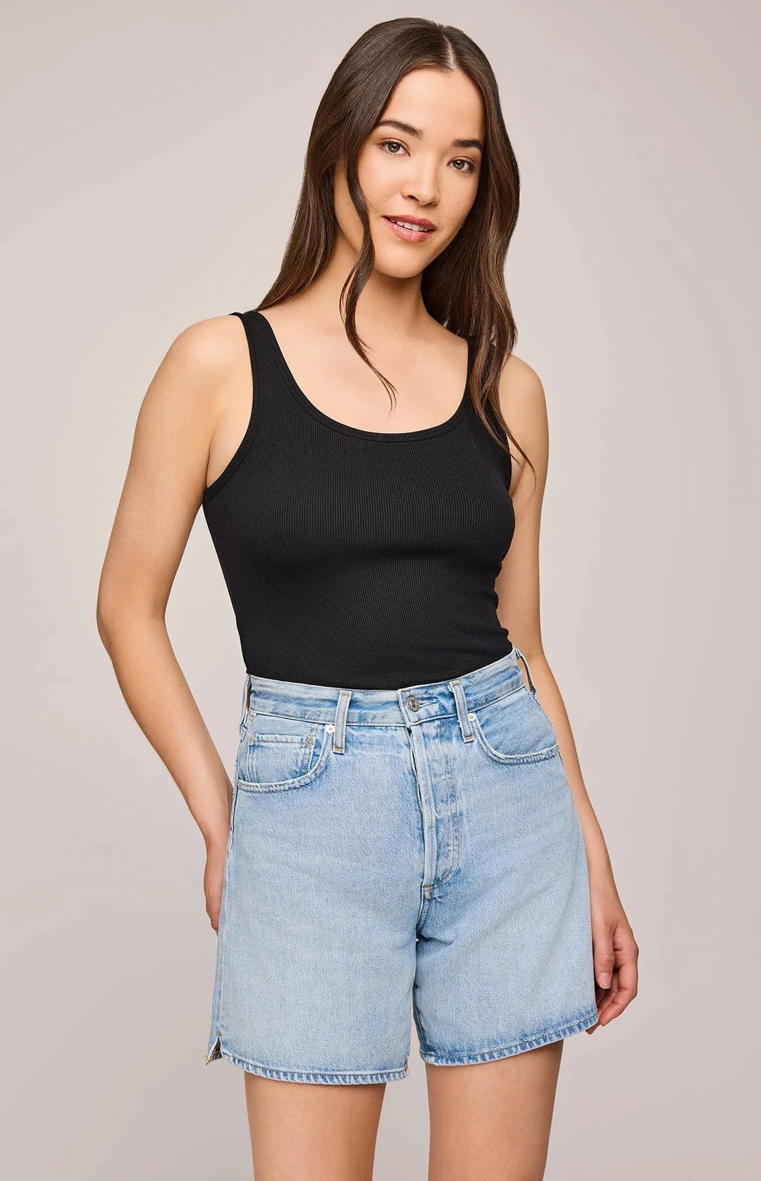 NINA TANK Tank GENTLE FAWN XS BLACK 