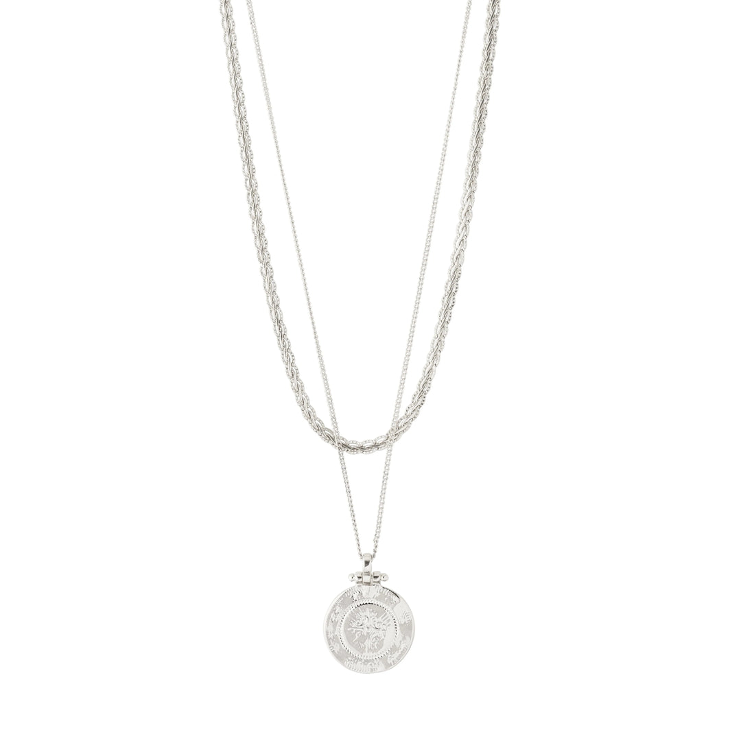 NOMAD NECKLACE Jewelry PILGRIM SILVER PLATED 