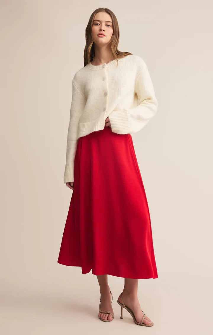 NORTHPOINTE SATIN MIDI SKIRT SKIRT Z SUPPLY 