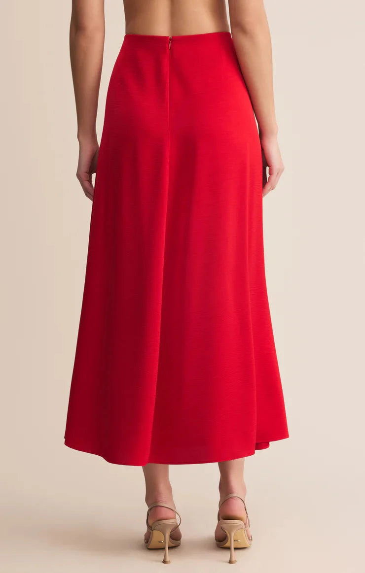 NORTHPOINTE SATIN MIDI SKIRT SKIRT Z SUPPLY 