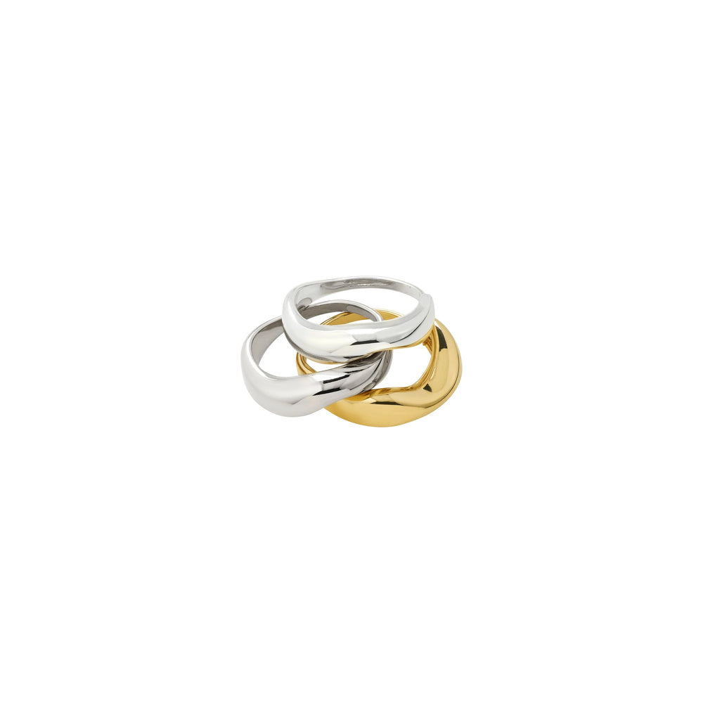 NOVA RING SET Jewelry PILGRIM SILVER PLATED 