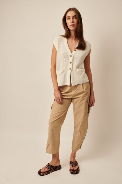 OLIVE SWEATER LINE XS CHALK 