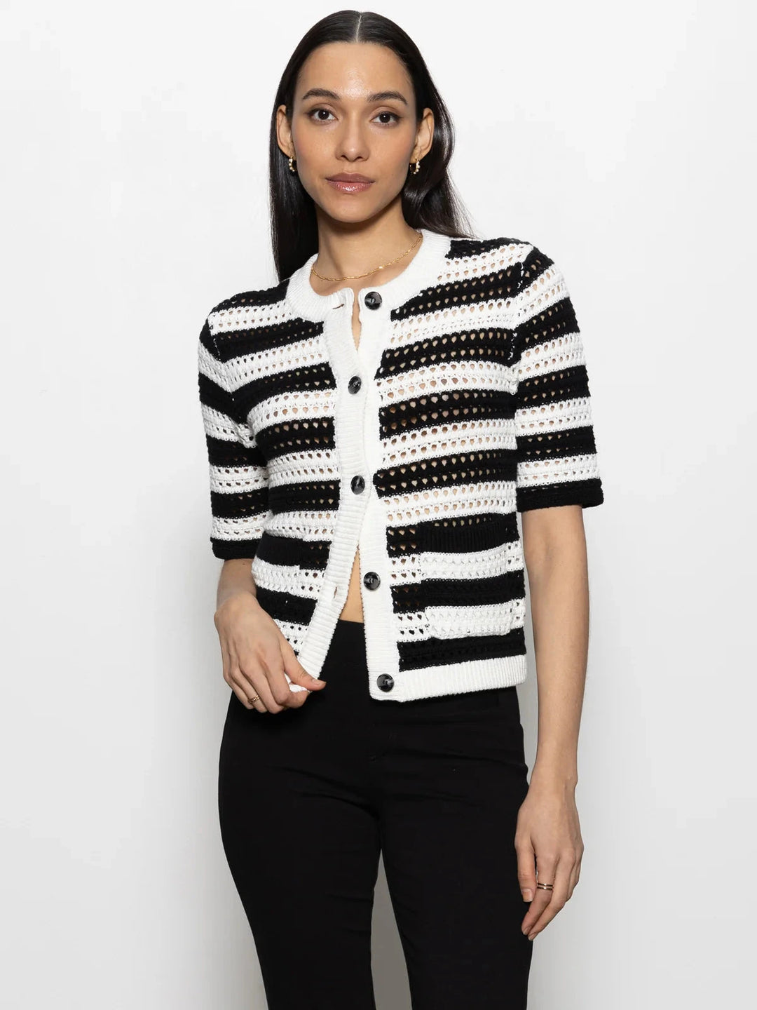 OPEN KNIT SWEATER TOP SANCTUARY 