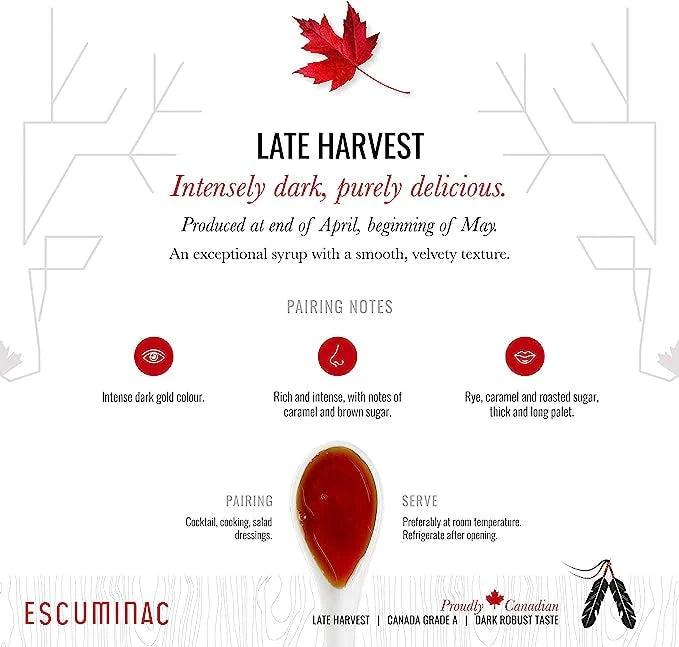 ORGANIC MAPLE SYRUP ACCESSORIES ESCUMINAC 