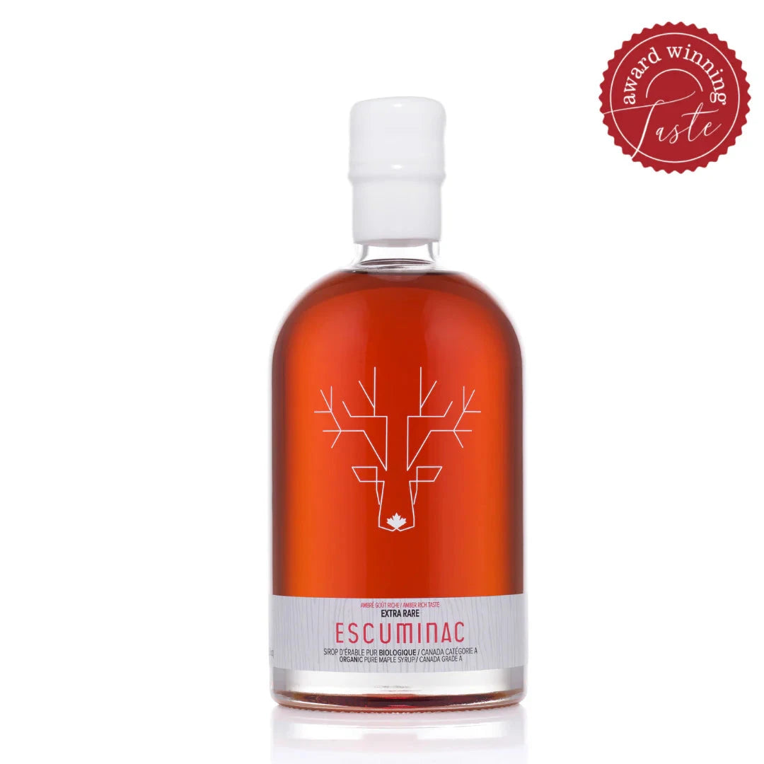 ORGANIC MAPLE SYRUP ACCESSORIES ESCUMINAC 200ML EXTRA RARE 