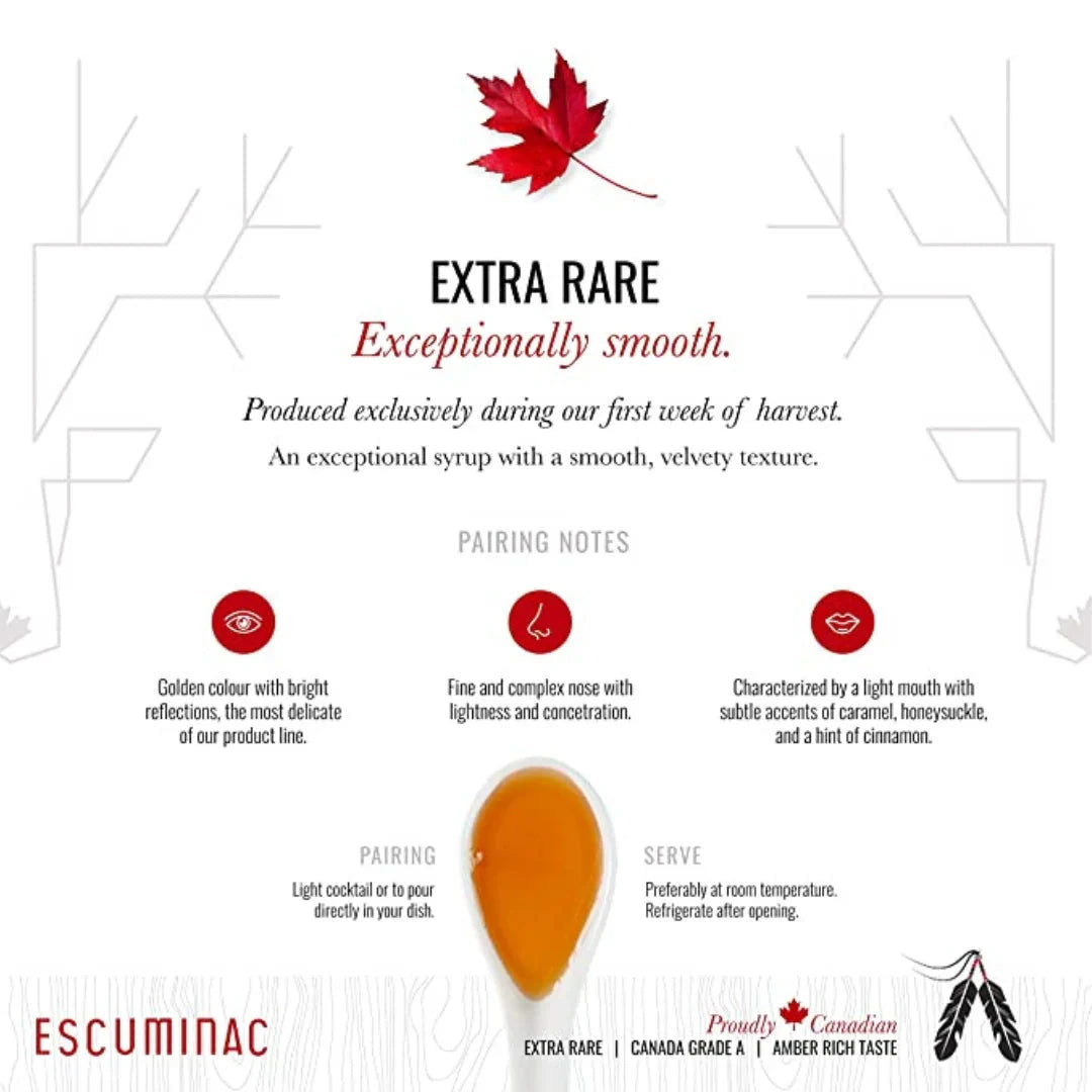 ORGANIC MAPLE SYRUP ACCESSORIES ESCUMINAC 