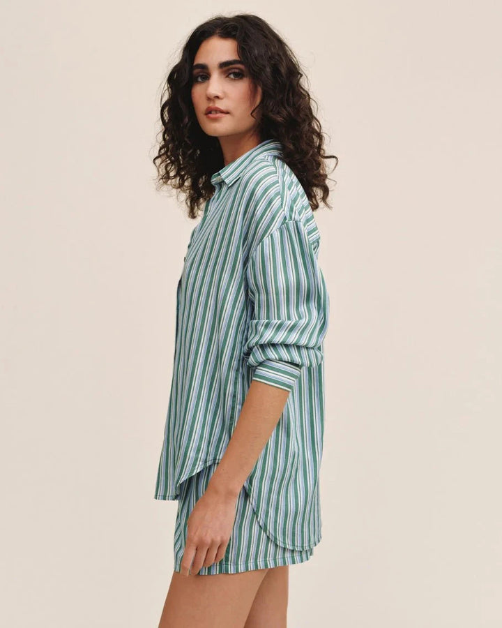 OVERSIZED BUTTON DOWN Tank BELLA DAHL 