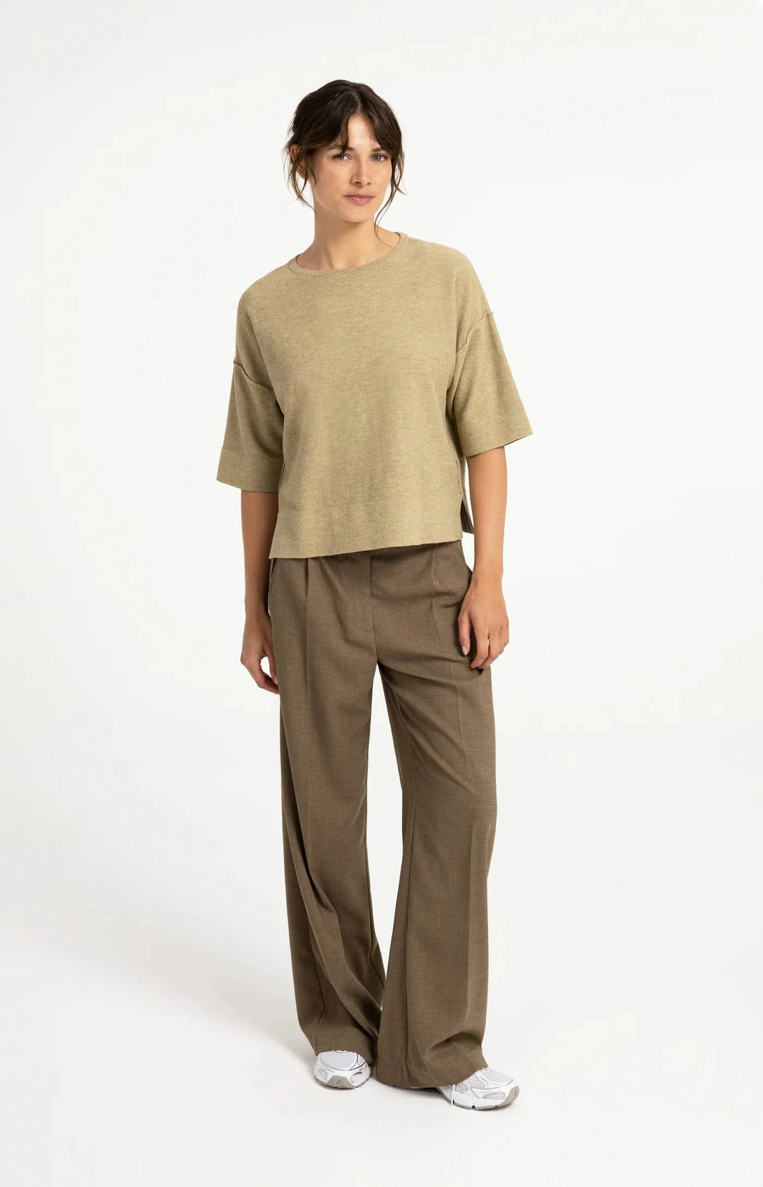OVERSIZED KNIT TSHIRT TOP YAYA 