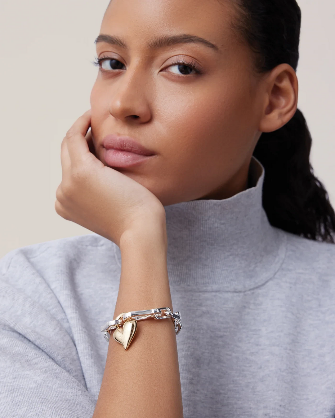 PADLOCK HEART BRACELET Jewelry JENNY BIRD 