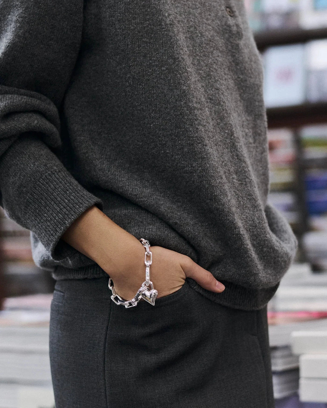 PADLOCK HEART BRACELET Jewelry JENNY BIRD 