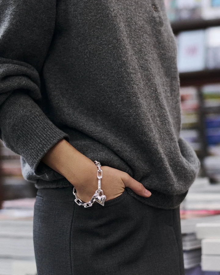 PADLOCK HEART BRACELET Jewelry JENNY BIRD 