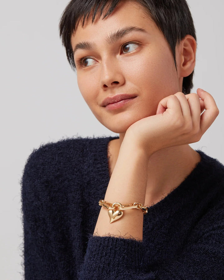 PADLOCK HEART BRACELET Jewelry JENNY BIRD 