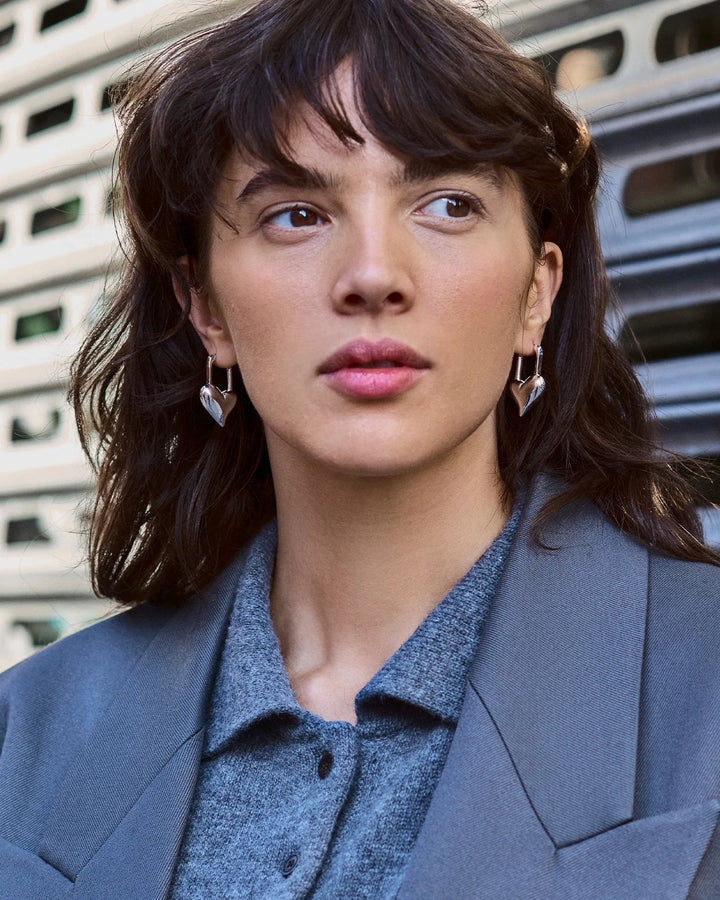 PADLOCK HEART EARRINGS Jewelry JENNY BIRD 
