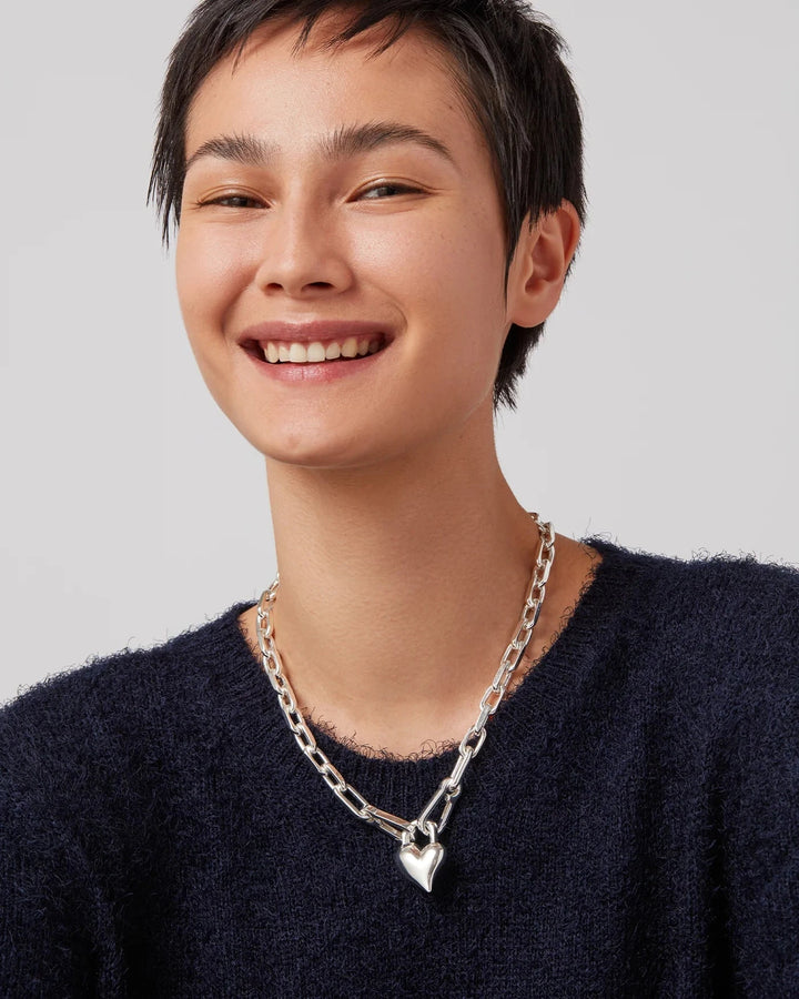 PADLOCK HEART NECKLACE Jewelry JENNY BIRD 
