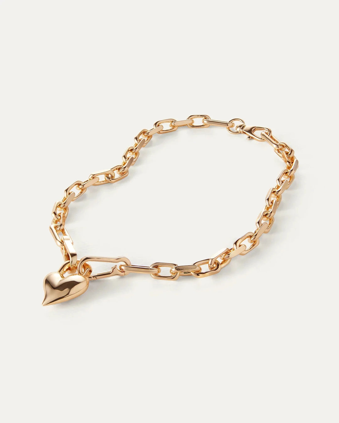 PADLOCK HEART NECKLACE Jewelry JENNY BIRD 