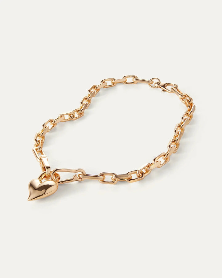 PADLOCK HEART NECKLACE Jewelry JENNY BIRD 