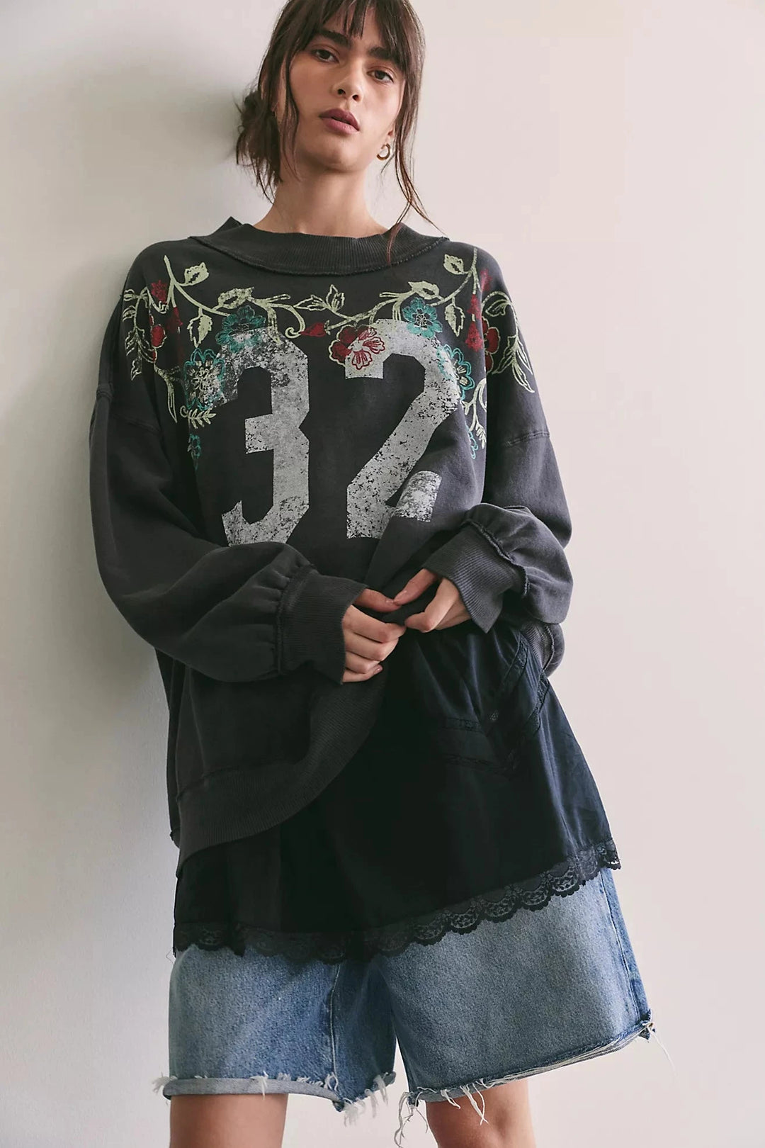 PALM SPRINGS GRAPHIC TURTLENECK PULLOVER SWEATER Free People 