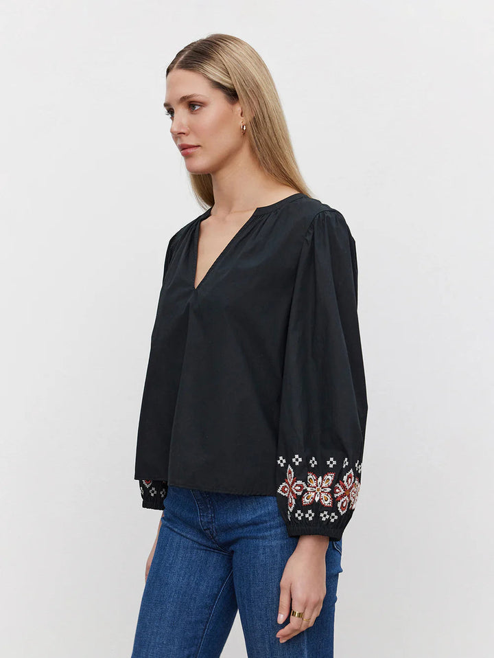 PAOLA TOP blouse VELVET 