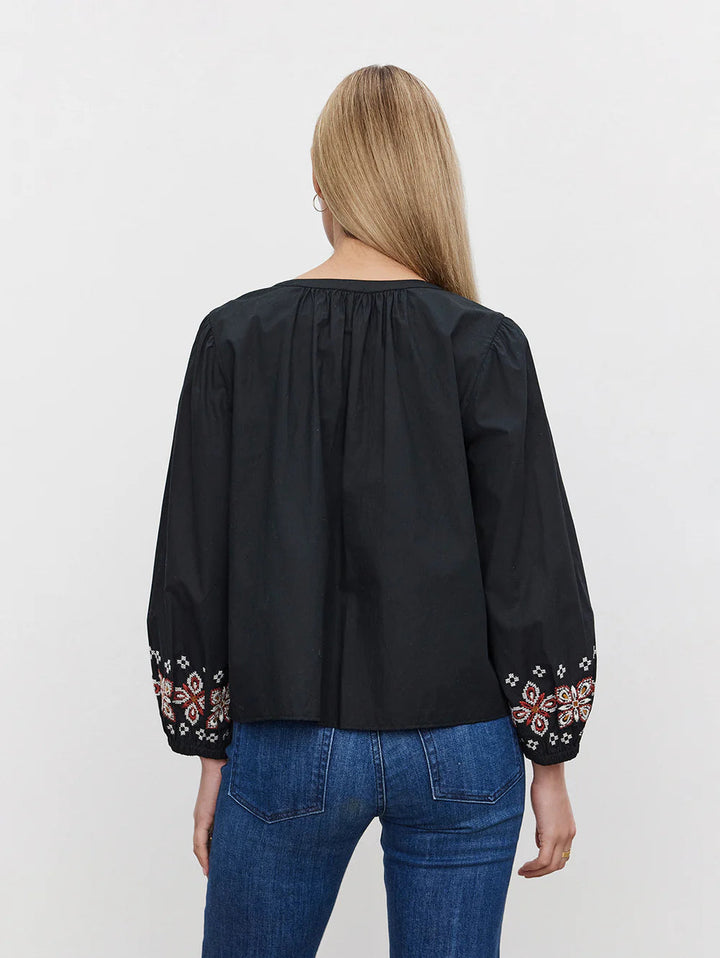 PAOLA TOP blouse VELVET 