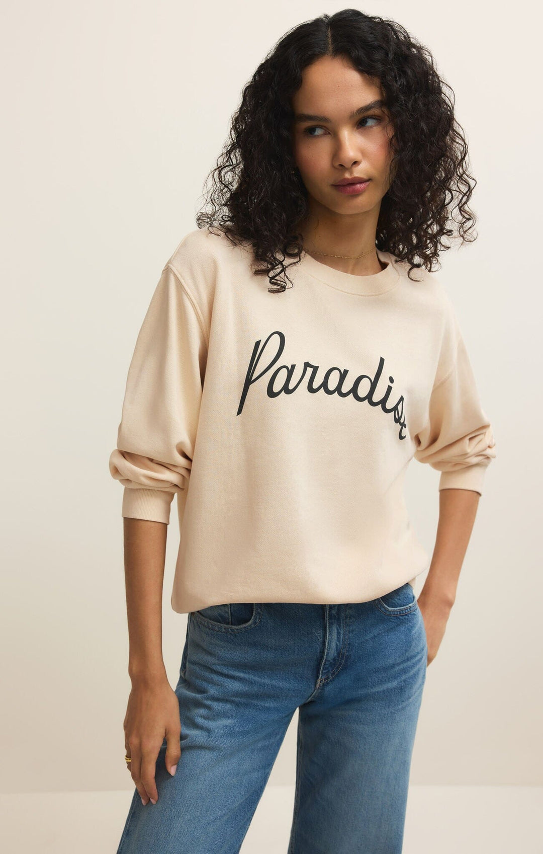 PARADISE BOYFRIEND SWEATSHIRT SWEATER Z SUPPLY 