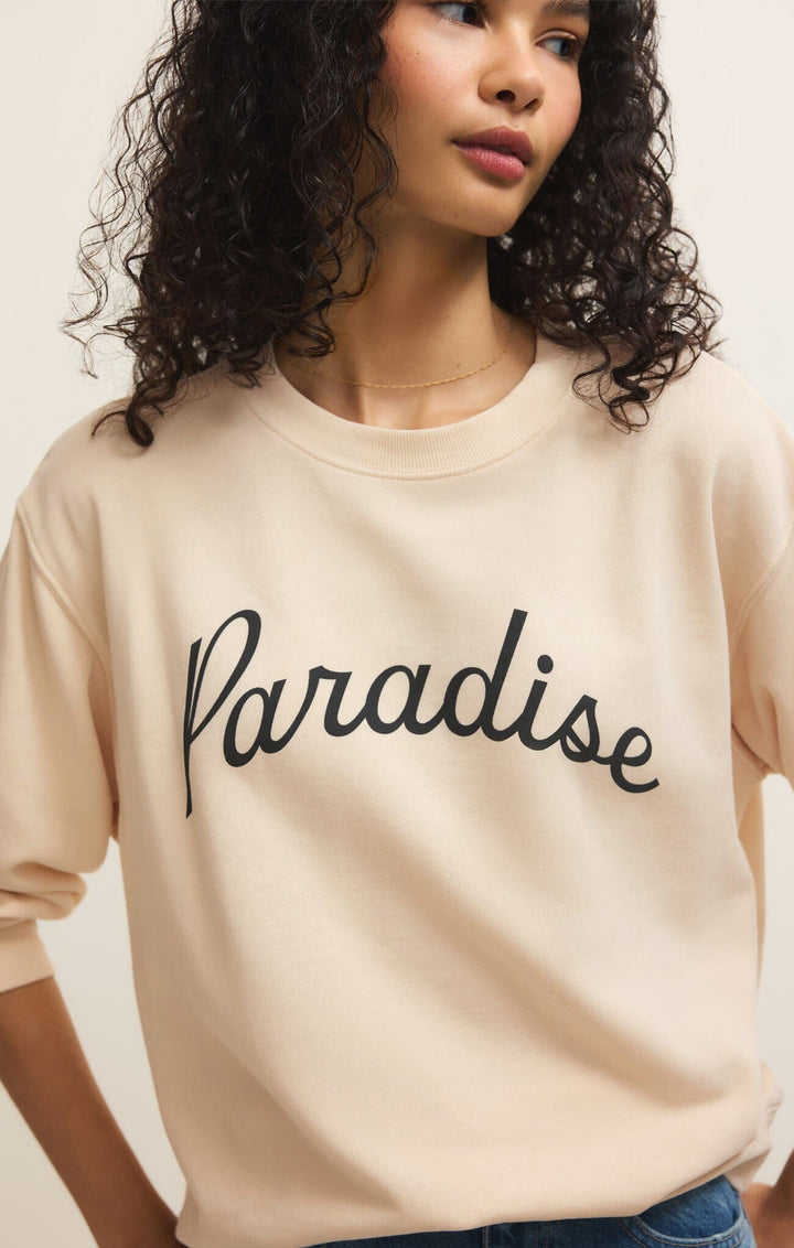 PARADISE BOYFRIEND SWEATSHIRT SWEATER Z SUPPLY 