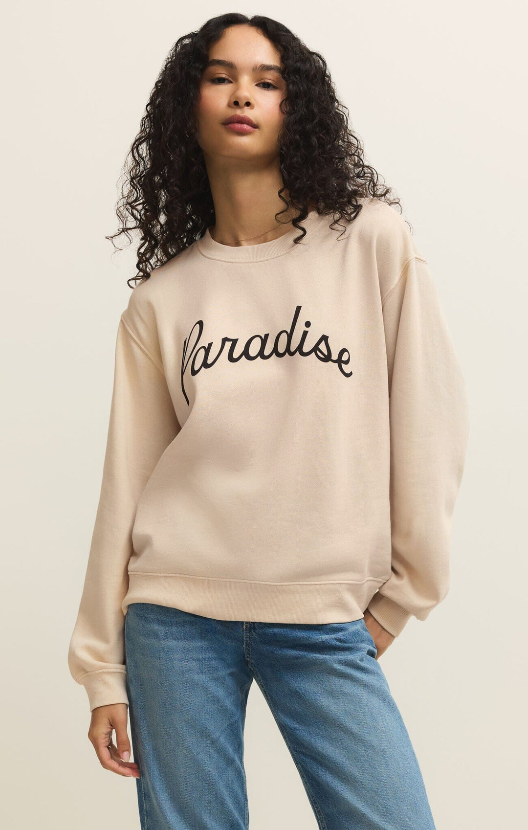PARADISE BOYFRIEND SWEATSHIRT SWEATER Z SUPPLY 