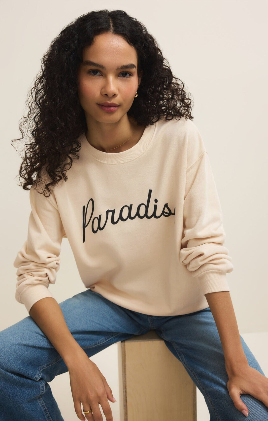 PARADISE BOYFRIEND SWEATSHIRT SWEATER Z SUPPLY 