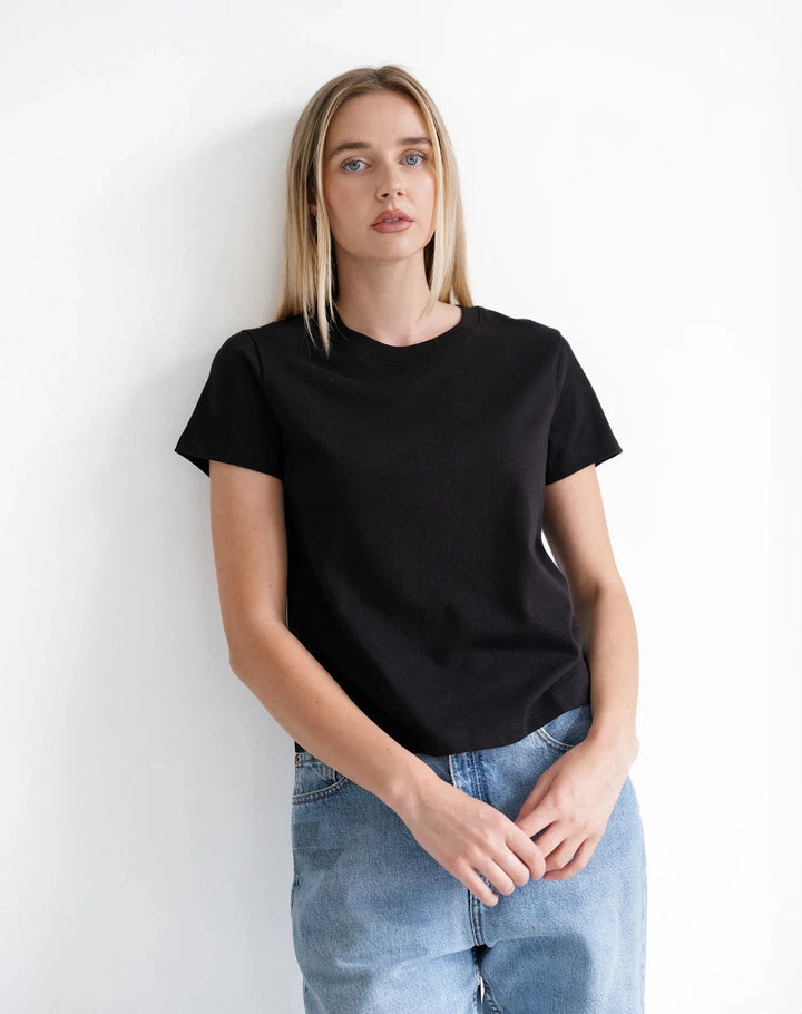 PARIS TEE T-Shirt BRUNETTE THE LABEL XS/S BLACK 