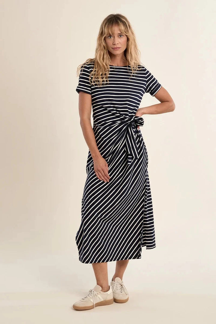 PARKER DRESS Dress MOLLY BRACKEN XS NAVY/WHITE 