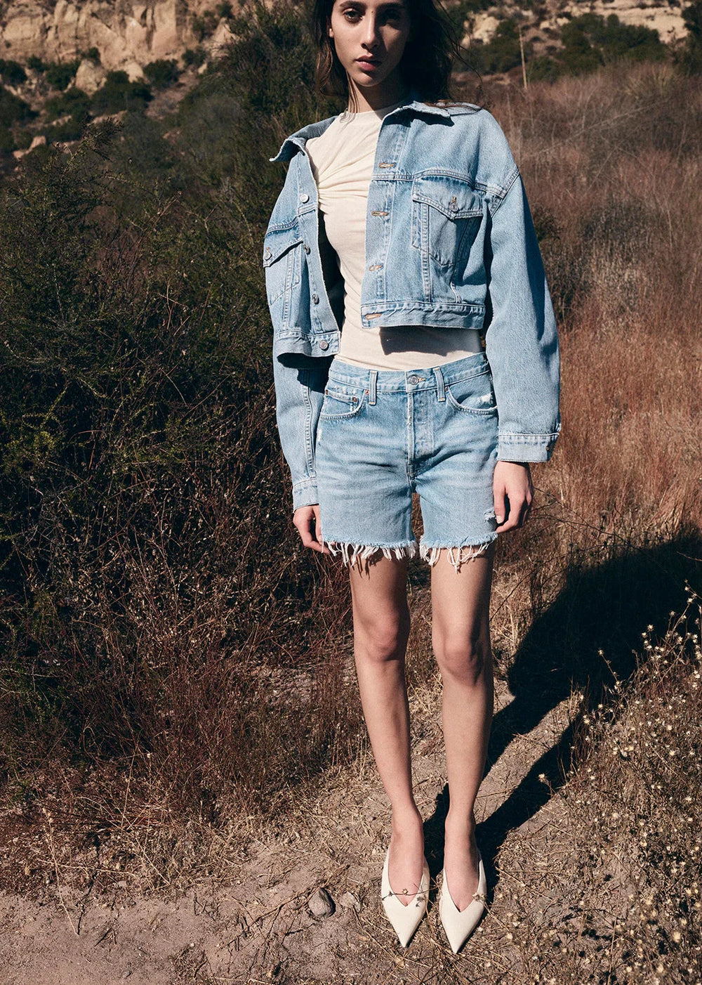 PARKER LONG SHORT - SWAPMEET DENIM AGOLDE 