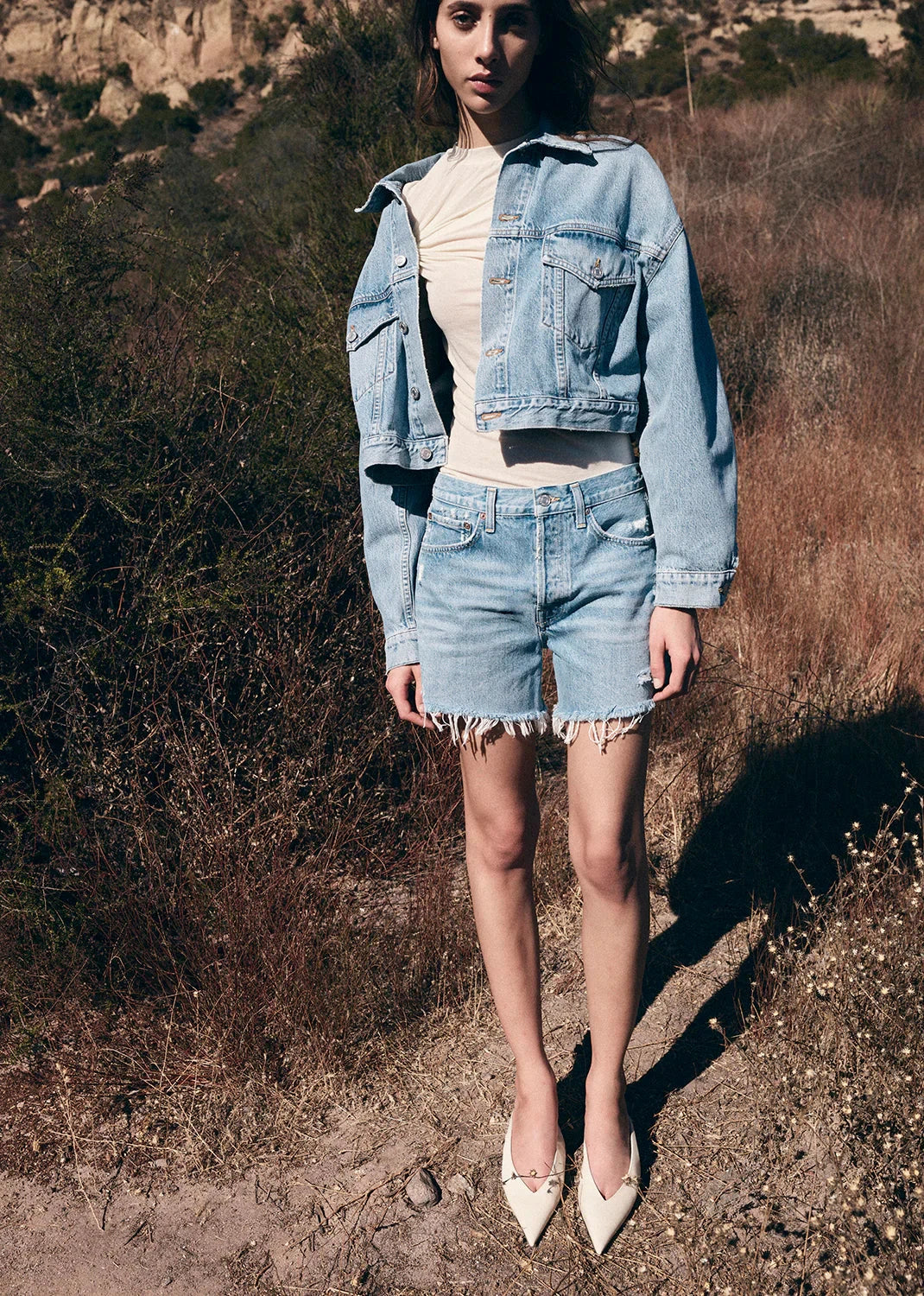 PARKER LONG SHORT - SWAPMEET DENIM AGOLDE 