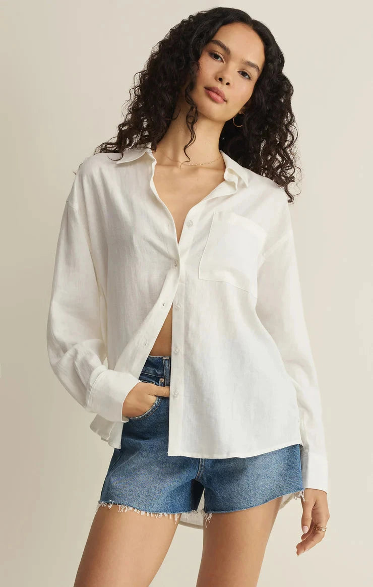 PERFECT BUTTON UP TOP Z SUPPLY 