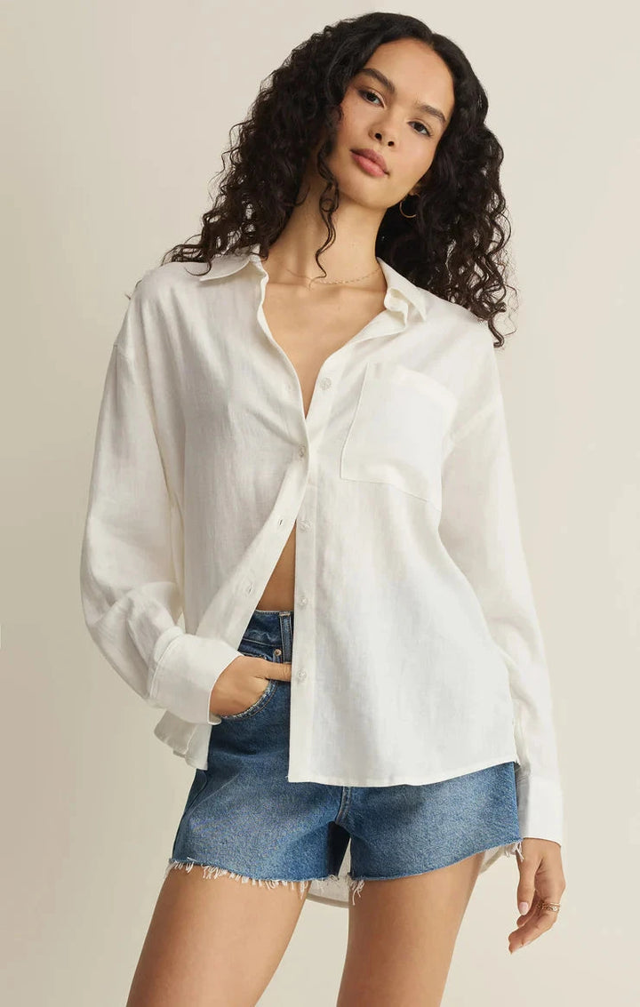 PERFECT BUTTON UP TOP Z SUPPLY 